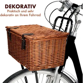 Bicycle Gear Fahrradkorb Vorne Groß Braun