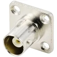 TRU Components TC-9920760 BNC-Steckverbinder Flanschbuchse, Kontakte gerade 50 ω
