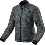 RevIt! Revit Shade H2O Damen Motorrad Textiljacke, schwarz-grau, Größe M