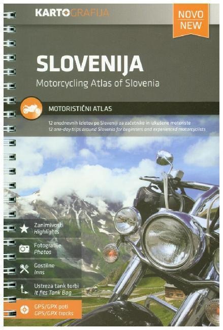 Slovenija Motoristicni Atlas. Motorcycling Atlas Of Slovenia  Kartoniert (TB)