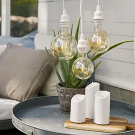 Star Trading LED-Kerze 15 cm weiß