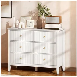 Homcom Kommode-100L x 40B x 78H cm-Weiß | Gr.: onesize