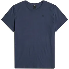 G-Star Base-s Ribbed Kurzarm-T-Shirt Sartho Blue XS