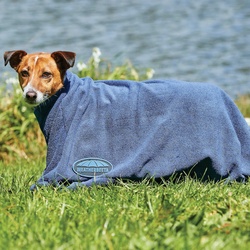 Weatherbeeta Comfitec Hunde-Trocken Sack - navy, XXS