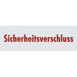 Sicherheitsverschluss, Folie mit Schachbrettmuster, 75x25 mm, 500 Stück/Rolle