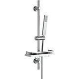 dylin gmbh Duschset mit Duschablage Chrom 70 cm