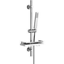 dylin gmbh Duschset mit Duschablage Chrom 70 cm