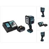 Makita, Arbeitsleuchte, DML 812 RT1 Akku LED Handstrahler 18 V 1250 lm + 1x Akku 5,0 Ah + Ladegerät (1250 lm)