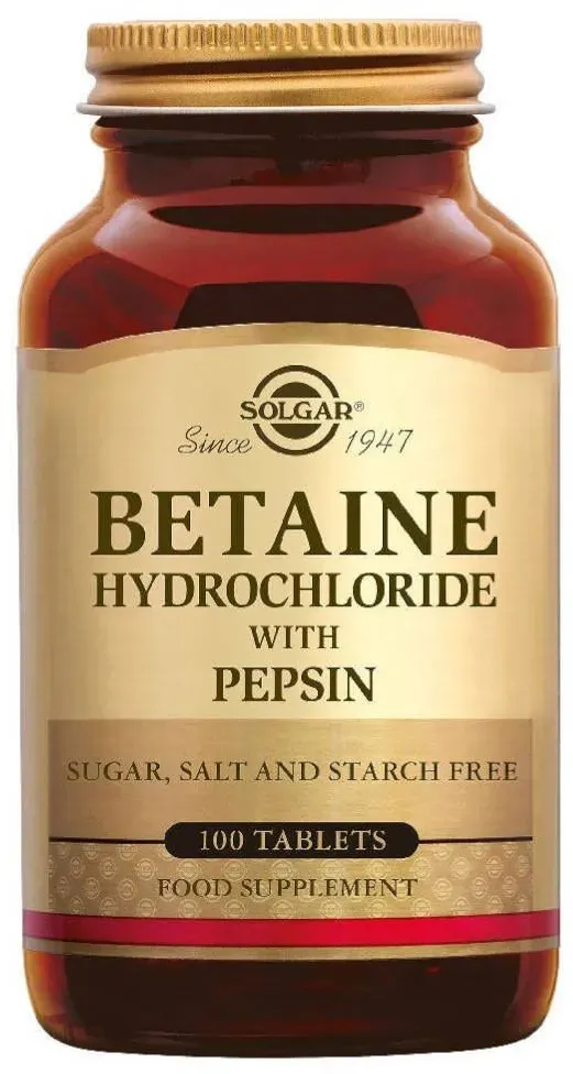 Solgar® Betaine Hydrochlorid mit Pepsin