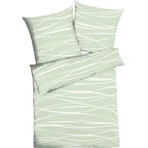 KAEPPEL Motion Mako-Satin jade 155 x 220 cm + 80 x 80 cm