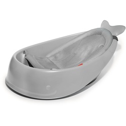 Babybadewanne SKIP HOP "Moby, grau" grau Baby Badewannen Babybadewanne