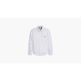 Levis Hemd 'LS Battery HM Shirt Slim' - Rot,Weiß - L