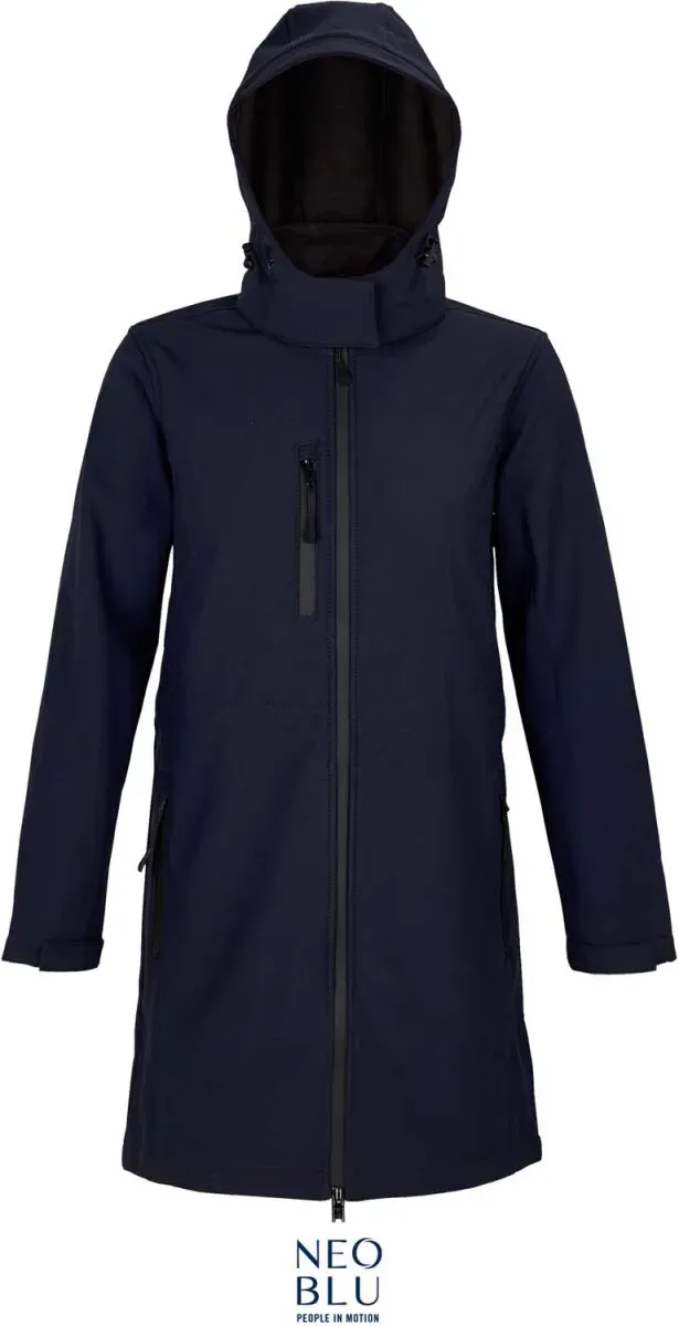 NEOBLU Damen 3-Lagen Softshell Mantel Softshell-Jacke Achille Women night blue XL
