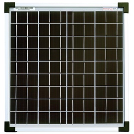 EnjoySolar enjoy solar Mono 20W 12V Monokristallines Solarpanel Solarmodul Photovoltaikmodul ideal für Wohnmobil, Gartenhäuse, Boot