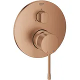 Grohe Essence Unterputz-Duscharmatur mit Mischer warm sunset gebürstet 24092DL1