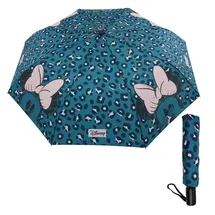 Disney Minnie Mouse Faltbarer Regenschirm Maus | 50 cm Durchmesser, 56,5 cm Länge