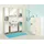 Saphir Quickset 350 Hochschrank 33 x 195,5 x 28 cm Beige (Pinie Ida hell) Holzwerkstoff