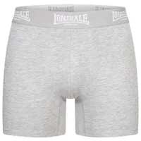 Lonsdale Herren Boxershorts 4er-Pack EAST CHALLOW SCHWARZ|grau L