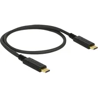 DeLock USB-C 0,5 m Schwarz