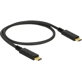 DeLock USB-C 0,5 m Schwarz