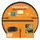 Fiskars Gartenschlauch Q3 20 m schwarz/orange