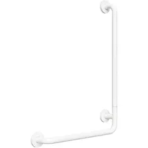 Brillantbad BELP Duschgriff Steckbar Rechts Eisen Weiß mit Abdeckung 110x630x890 mm, 120 kg Traglast für Bad & WC >> zum Bohren