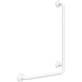 Brillantbad BELP Duschgriff Steckbar Rechts Eisen Weiß mit Abdeckung 110x630x890 mm, 120 kg Traglast für Bad & WC >> zum Bohren