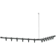 Normbau Cavere Duschvorhangstange 900 x 900 mm
