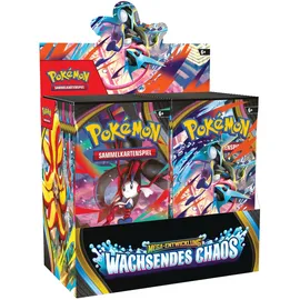 Pokémon Mega Entwicklung 4 Wachsendes Chaos Display mit 36 Boostern