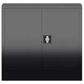 Classix Stahlschrank X-530309 tiefschwarz 80,0 x 38,0 x 75,0 cm, aufgebaut