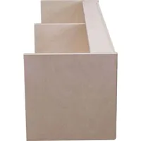 MonsterShop Hängeschrank 120 x 25 x 25 cm Schwarz