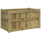 vidaXL Pflanzkübel 90x50x50 cm Kiefernholz Imprägniert