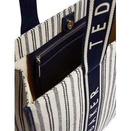 Ted Baker Hayllee Shopper Canvas Beige/Blue