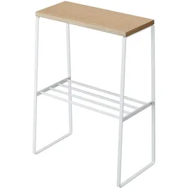 Yamazaki Home Beistelltisch Sofatisch Tosca Holz und Metall kleines Regal 04382