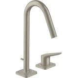 Hansgrohe Citterio M 2-Loch Waschtischarmatur Brushed Nickel