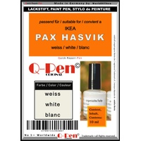 Q-Pen Original Lackstift Touch-up Paint for IKEA PAX Hasvik white - by