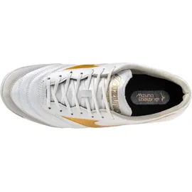Mizuno Morelia Sala Pro TF Herren Weiß/Football Gold/Galaxy Silver 45