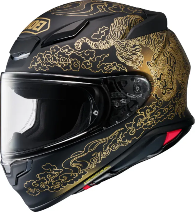 Shoei Nxr 2 Fearless Tc-5 Matt/Schwarz/Gold S (55-56)