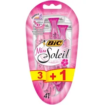 BIC Miss Soleil Einwegrasierer für Frauen - 3+1er-Pack