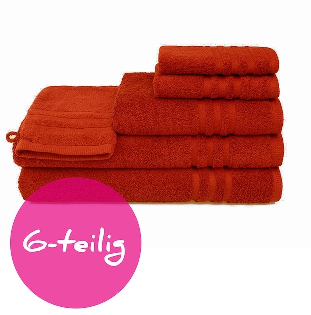 grace grand spa Frottier-Handtuch-Set 6-teilig mit hochwertiger Verarbeitung Handtücher