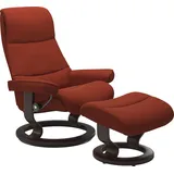 Stressless Stressless® Fußhocker »View«, mit Classic Base,Gestell Braun, rot