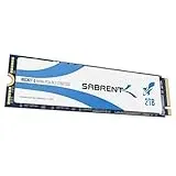 Sabrent M.2 NVMe SSD 2TB, Internes Solid State 3200 MB/s Lesen, PCIe 3.0 2280, intern Festplatte High Performance kompatibel mit PCs, NUCs Laptops und desktops (SB-RKTQ-2TB)