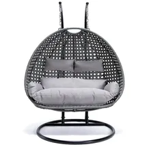 Home Deluxe Hängesessel Twin grau
