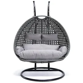 Home Deluxe Hängesessel Twin grau