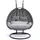 Home Deluxe Hängesessel Twin grau