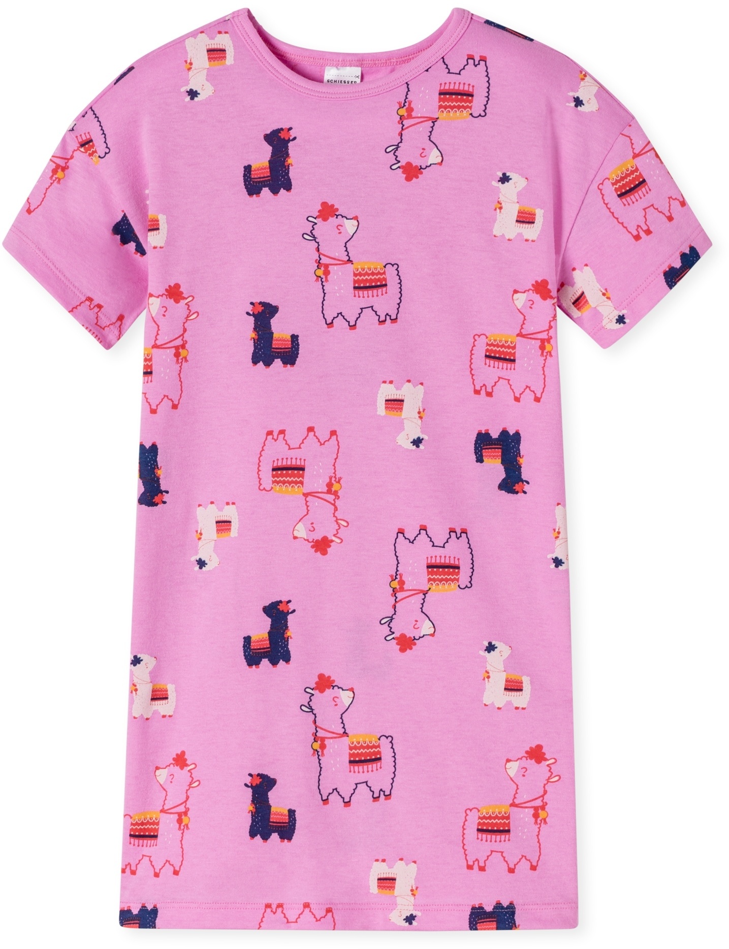 Schiesser - Nachthemd ALPAKA in rosa, Gr.104