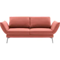 Schöner Wohnen SCHÖNER WOHNEN-KOLLEKTION "Spin" Sofas Gr. B/H/T: 248cm x 85cm x 225cm, Flachgewebe, mit Drehsitzfunktion rechts, Rückenneigung und Armlehnenfunktion links + rechts, rosa (flamingo) Drehsitz-Funktion, USB-Anschluss, Armlehnfunktion, Rückenverstellung