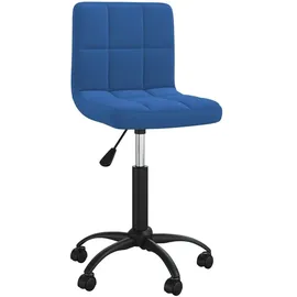 vidaXL Bürostuhl Drehbar Samt Blau