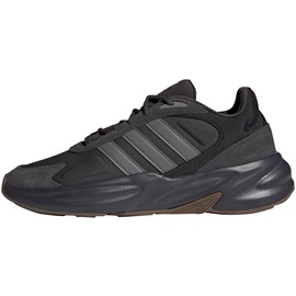adidas Herren Ozelle Sneakers, Carbon/Grey Four/Pulse Lime, 37 1/3 EU