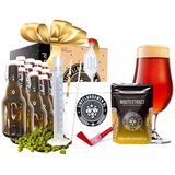 Simpelbrouwen® Bierbrauset IPA | Cadeaubox IPA Bier | 6% Vol. | Bier Brauen Set | Männergeschenke | Bier Geschenke für Männer | Geburtstagsgeschenk für Männer | Vatertagsgeschenk | Vatertag